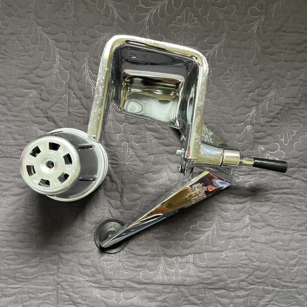 Vintage SALADMASTER Five Star Food Processor Slicer w/5 Cutting Cones Food Prep